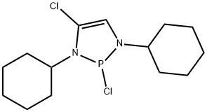 2,4-dichloro-1,3-dicyclohexyl-1,3,2-diazaphosphole Structure