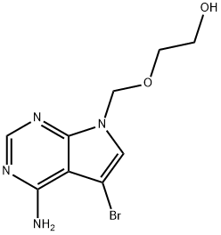 115093-88-4 4-amino-5-bromo-7-(2-hydroxyethoxymethyl)pyrrolo(2,3-d)pyrimidine