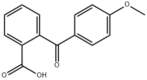 2-(4-甲氧基苯甲酰基)苯甲酸,1151-15-1,结构式