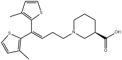 噻加宾, 115103-54-3, 结构式