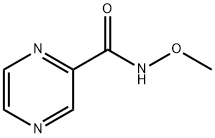 Pyrazinecarboxamide, N-methoxy- (9CI),115110-16-2,结构式