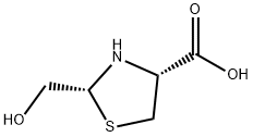 4-Thiazolidinecarboxylicacid,2-(hydroxymethyl)-,(2R-cis)-(9CI),115127-64-5,结构式