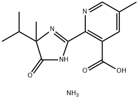 azane: 6-methyl-2-(4-methyl-5-oxo-4-propan-2-yl-1H-imidazol-2-yl)pyrid ine-3-carboxylic acid 结构式