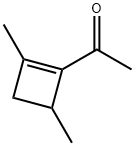 Ethanone, 1-(2,4-dimethyl-1-cyclobuten-1-yl)- (9CI) 结构式