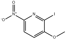 2-Iodo-3-methoxy-6-nitropyridine Struktur