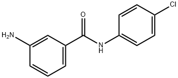 3-AMINO-N-(4-CHLOROPHENYL)BENZAMIDE Struktur