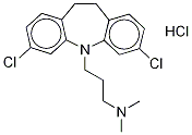 ジクロロイミプラミン塩酸塩 化学構造式