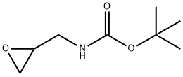 TERT-BUTYL N-(2-OXIRANYLMETHYL)CARBAMATE Structure