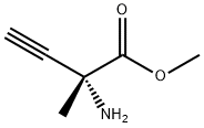 3-Butynoicacid,2-amino-2-methyl-,methylester,(R)-(9CI) Structure