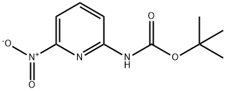 tert-Butyl (6-nitropyridin-2-yl)carbaMate 化学構造式