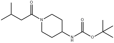 4-BOC-AMino-1-(isopentanoyl)piperidine Struktur