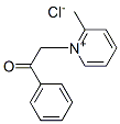 1-PHENACYL-2-METHYLPYRIDINIUMCHLORIDE 结构式