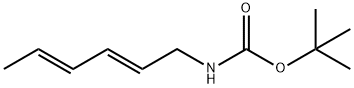 Carbamic acid, 2,4-hexadienyl-, 1,1-dimethylethyl ester, (E,E)- (9CI) 结构式