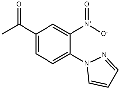 1-[3-硝基-4-(1H-吡唑-1-基)苯基]乙酮,1152964-28-7,结构式