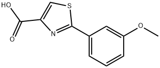 4-Thiazolecarboxylic acid, 2-(3-Methoxyphenyl)-