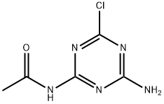 2-Chloro-4-acetaMido-6-aMino-s-triazine 化学構造式