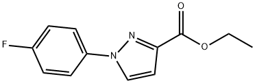 ethyl 1-(4-fluorophenyl)-1H-pyrazole-3-carboxylate 化学構造式