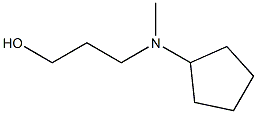 3-(Cyclopentyl-methylamino)propan-1-ol Structure