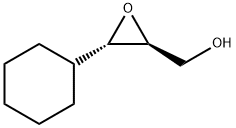 (-)-(2S,3S)-2,3-epoxy-3-cyclohexyl-1-propanol 化学構造式