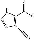 1H-Imidazole-4-carbonyl chloride, 5-cyano- (9CI),115363-80-9,结构式