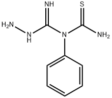 Hydrazinecarboximidamide,  N-(aminothioxomethyl)-N-phenyl- 化学構造式