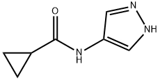 N-(1H-Pyrazol-4-yl)cyclopropanecarboxamide Struktur