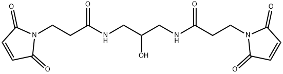 N N'-BIS(3-MALEIMIDOPROPIONYL)-2-HYDROX& Struktur