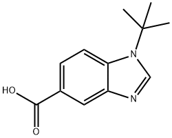 1-t-Butyl-benzoiMidazole-5-carboxylic acid 结构式