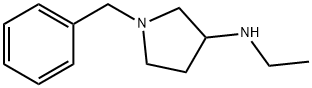 1-苄基-3-(乙氨基)吡咯烷,115445-21-1,结构式