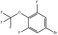 3,5-二氟-4-(三氟甲氧基)溴苯,115467-07-7,结构式