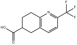 2-(Trifluoromethyl)-5,6,7,8-tetrahydroquinoline-6-carboxylicacid Structure