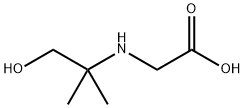 N-(2-Hydroxy-1,1-diMethylethyl)glycine Struktur