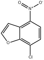 7-chloro-4-nitrobenzofuran 结构式