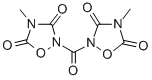 2,2'-カルボニルビス(3,5-ジオキソ-4-メチル-1,2,4-オキサジアゾリジン) 化学構造式