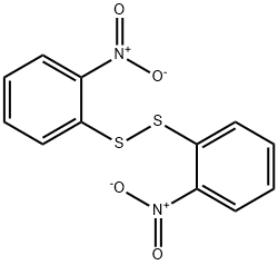 Bis(2-nitrophenyl) disulfide Struktur