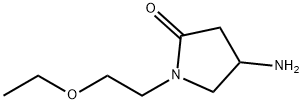 4-Amino-1-(2-ethoxyethyl)-2-pyrrolidinone Structure