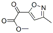5-Isoxazoleaceticacid,3-methyl--alpha--oxo-,methylester(9CI) Struktur