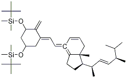 ((1R,3R,E)-5-((E)-2-((1R,3aS,7aR)-1-((2R,5R,E)-5,6-diMethylhept-3-en-2-yl)-7a-Methyldihydro-1H-inden-4(2H,5H,6H,7H,7aH)-ylidene)ethylidene)-4-Methylenecyclohexane-1,3-diyl)bis(oxy)bis(tert-butyldiMethylsilane)