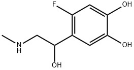 1,2-Benzenediol, 4-fluoro-5-[1-hydroxy-2-(methylamino)ethyl]- (9CI) 结构式