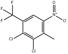 2,3-Dichloro-4-trifluoromethyl-6-nitrotoluene Structure