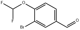 3-溴-4-(二氟甲氧基)苯甲醛,1155878-02-6,结构式