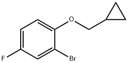 4-Fluoro-2-bromophenol methylcyclopropyl ether Struktur