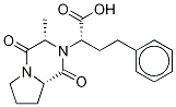 エナラプリルジケトピペラジン酸 化学構造式