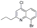 8-broMo-4-chloro-2-propylquinoline 化学構造式