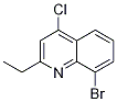 8-broMo-4-chloro-2-ethylquinoline Structure