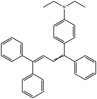 1-(4-二乙氨基苯基)-1,4,4-三苯基-1,3-丁二烯 结构式