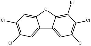 4-BROMO-2,3,7,8-TETRACHLORODIBENZOFURAN,115656-08-1,结构式