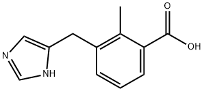 3-(1H-IMIDAZOL-4-YLMETHYL)-2-METHYL-BENZOIC ACID Structure