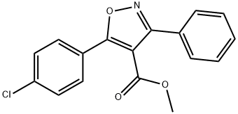 4-Isoxazolecarboxylicacid,5-(4-chlorophenyl)-3-phenyl-,methylester(9CI)|