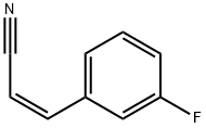 2-Propenenitrile,3-(3-fluorophenyl)-,(Z)-(9CI) 结构式